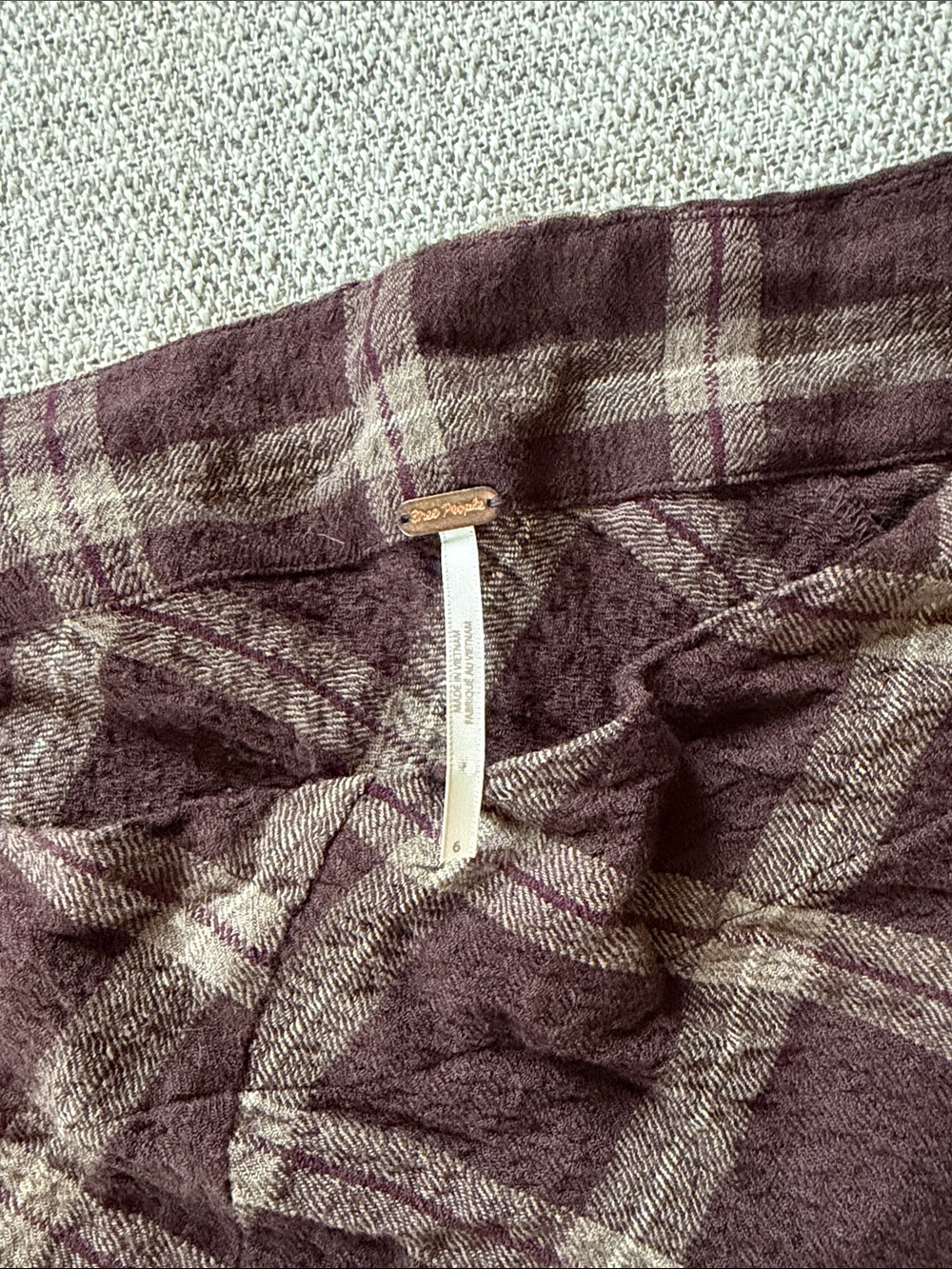 Free People Plaid Maxi Skirt - Picture 3 of 3